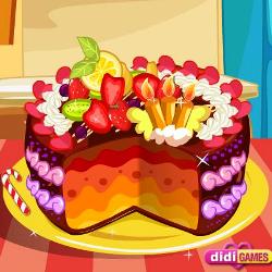 Игра Rainbow Cake