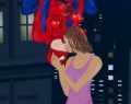 Игра Удивительный поцелуй Человека паука