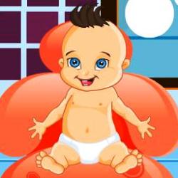 Игра Cute Baby Bathing