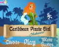 Игра Карибская пиратская девушка Макияж