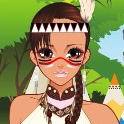 Игра Mohican Girl Make Up
