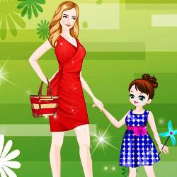 Игра Mother and Daughter Dress Up