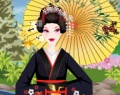 Игра Одеваем японскую гейшу