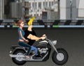 Игра Джонни Браво за рулем мотоцикла