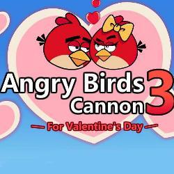 Игра Angry Birds Cannon 3 For Valentine’s Day