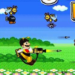 Игра Mario Bee Defense