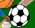Игра Спортивные мячи — пазлы