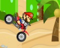 Игра Марио и пляжный мотоцикл