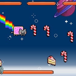 Игра Nyan Cat Lost in Space