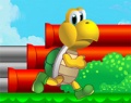 Игра Черепаха бежит за Марио