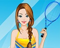 Игра Барби и Элли: Подготовка к теннису